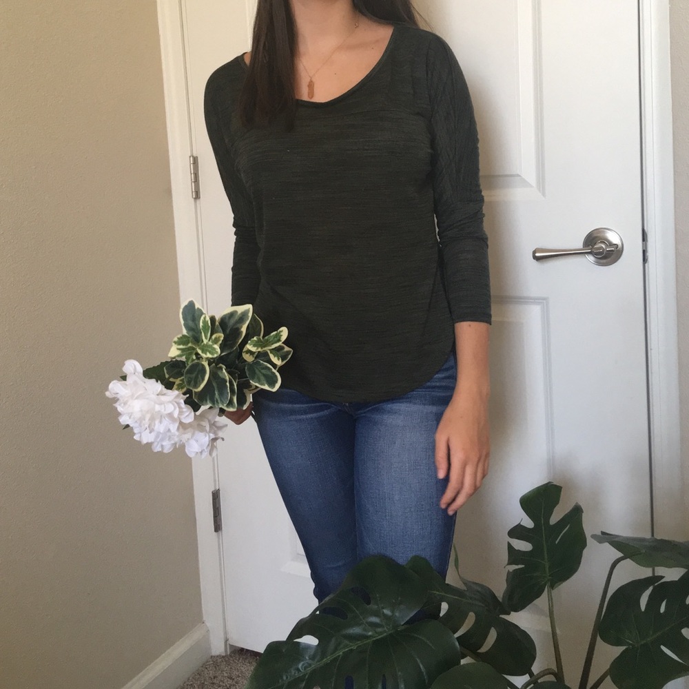 Dark green Cotton On blouse